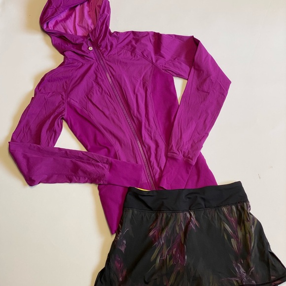 lululemon athletica Other - Lululemon Bundle skirt/ jacket Sz 4